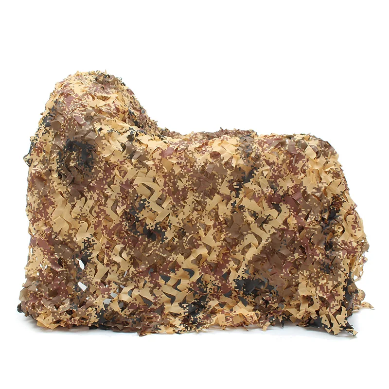 1,5x2 1,5x3 1,5x4 1,5x5 1,5x6 1,5x7 1,5x10 полиэфирная ткань PET Fibre камуфляжная сетка для охоты Солнцезащитная Крышка для автомобиля