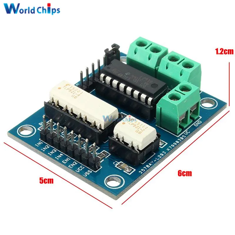 Плата расширительного модуля L293D с двумя H образными мостами для Arduino Duemilanove Mega UNO
