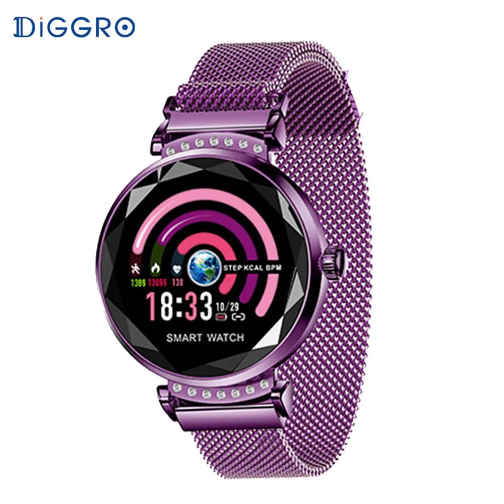 Умный Браслет Diggro H2 с Bluetooth водонепроницаемый браслет пульсометром фитнес-трекер