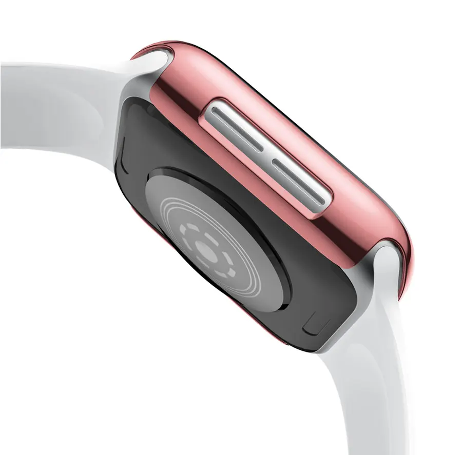 Чехол для часов Apple Watch 4 3 iwatch ремешок 42 мм 38 мм 44 мм 40 мм водонепроницаемый бампер Защитная крышка для экрана Аксессуары для часов