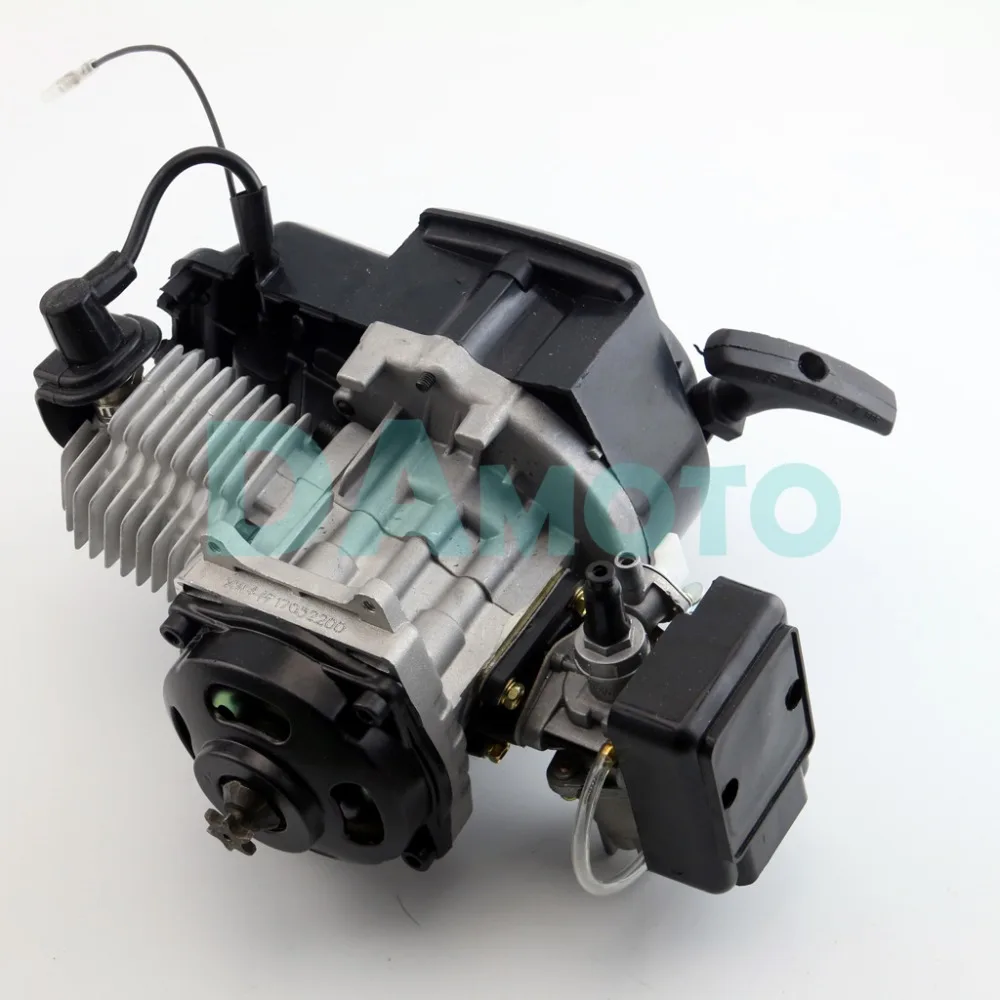 49cc двухтактный велосипедный газовый двигатель Моторизованный Мини Байк скутер с