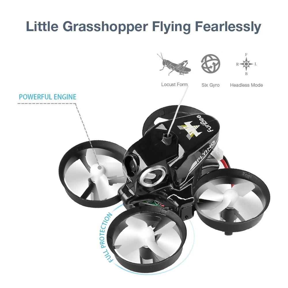 Новый мини-Дрон FuriBee H801 с Wi-Fi FPV дистанционным управлением Квадрокоптер