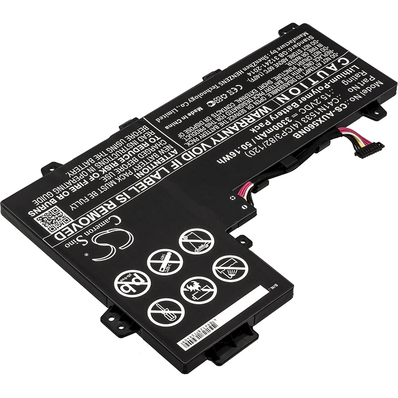 Аккумулятор Cameron Sino 3300 мач для Asus Q524U Q524UQ BBI7T14 Q534U|Батареи MP3/MP4 плееров| |