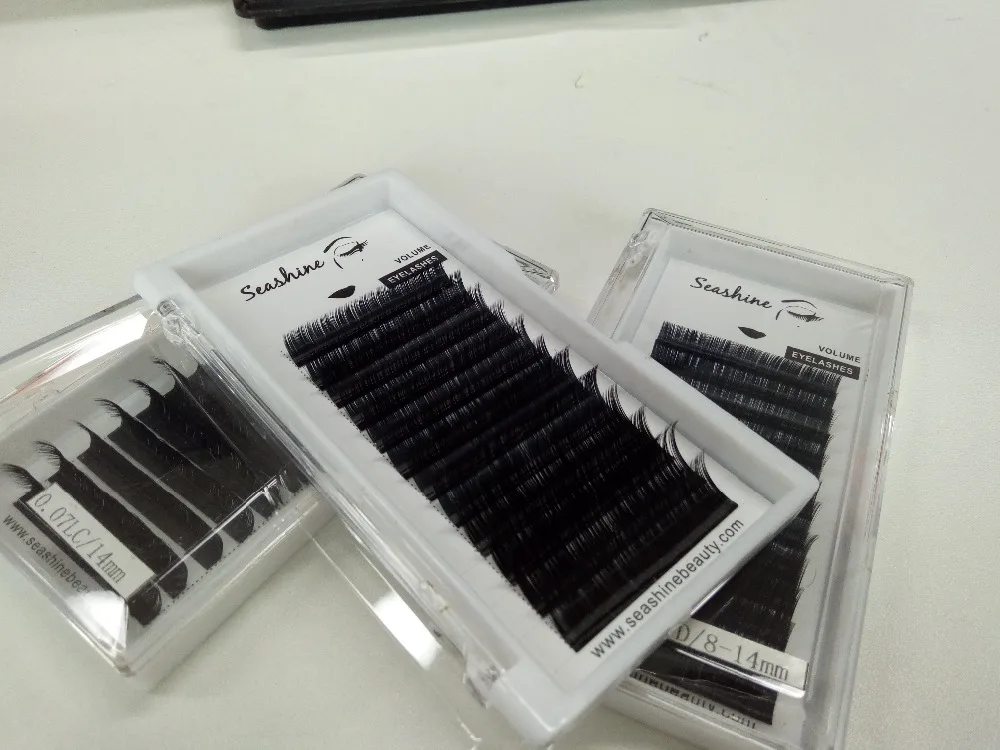 

Hot Selling!! Professional Individual Lash 0.03 Makeup 8-14mm Mix Lenght Individual Eyelash Extension Free Shipping