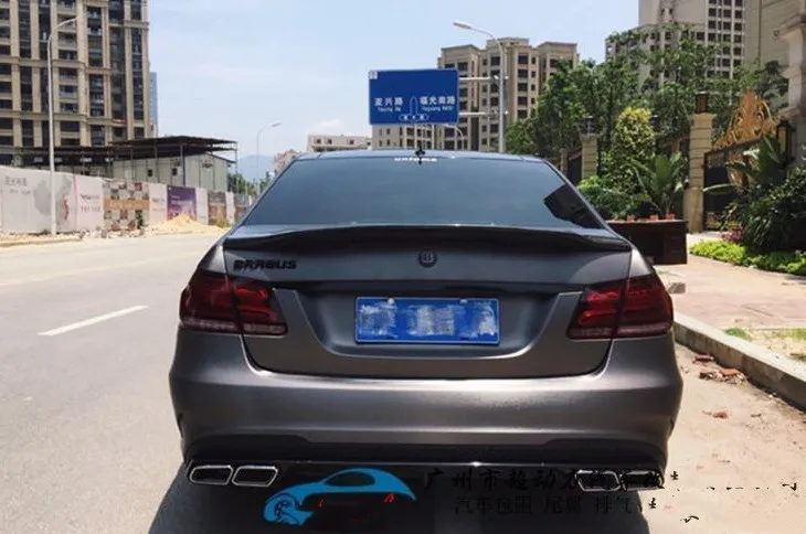 

For Benz W212 W213 W205 CLA E320LE260LE300L Renntech style spoiler carbon fibre Material Car Rear Wing spoiler W212 4 doors
