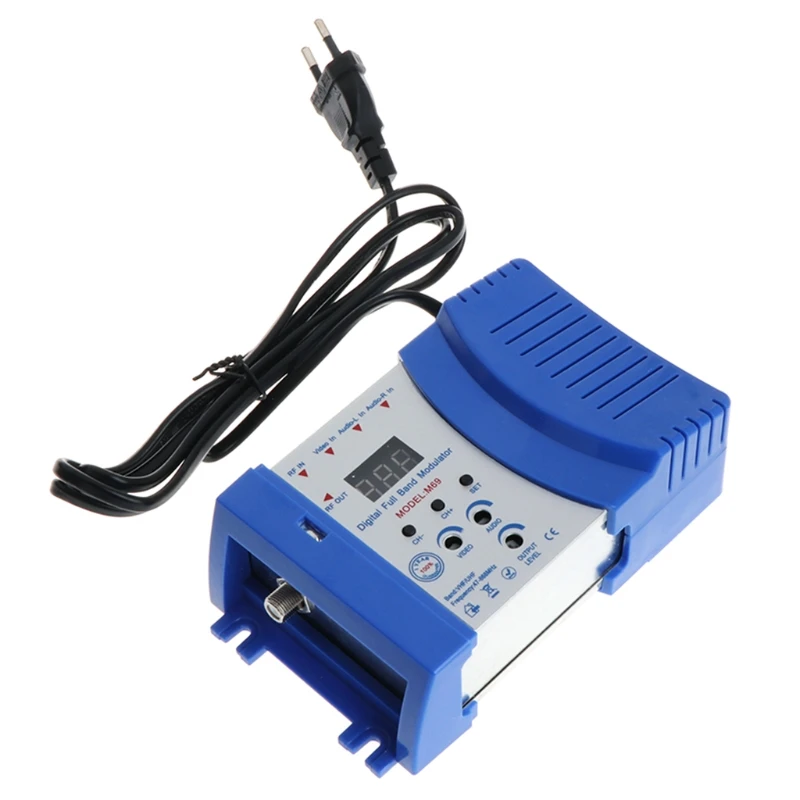 Авто RF модулятор Аудио Видео ТВ конвертер RHF UHF Усилитель сигнала США/ЕС