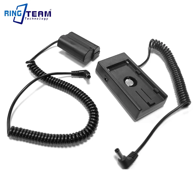 

7.2V / 12V NPF Battery Plate with Coiled DC Cable + ep-5b for Nikon 1V1 D7200 D7100 D7000 D810 D810A D800 D800E D750 D850 D610