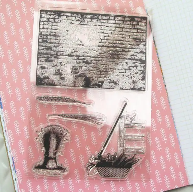 Записки DIY Фотоальбом Карта резиновая главе прозрачный печать стен и культур