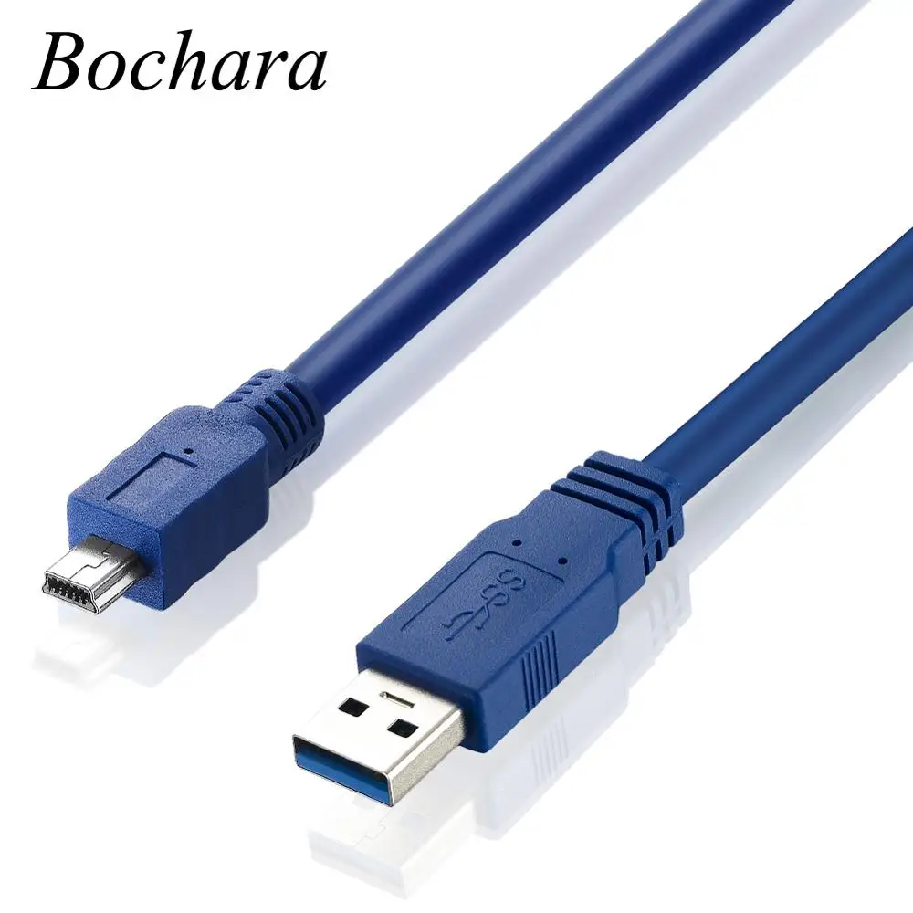 Кабель для передачи данных Bochara с разъемом USB 3 0 типа папа на 10 штырьков двойное