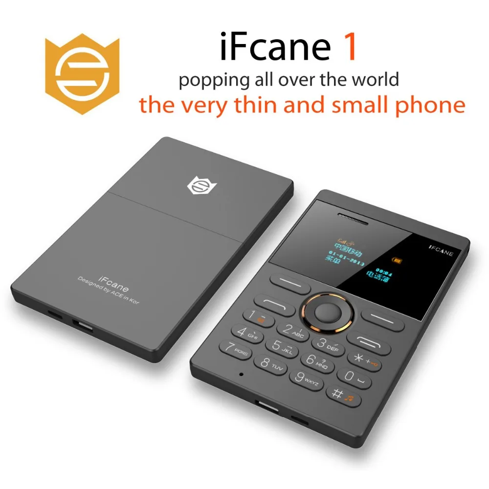 Оптовая продажа 3 шт. в упаковке iFcane E1 мини-мобильный телефон Студенческая версия