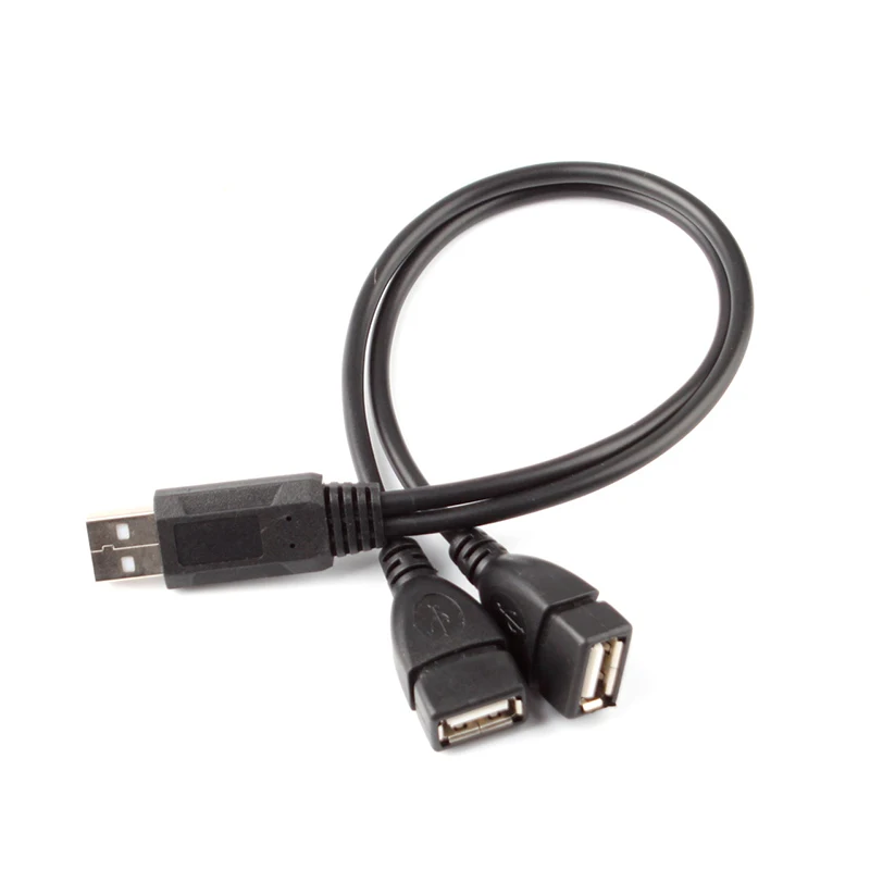 Двойной Разветвитель USB 2 0 A с разъемом Папа и Мама Удлинительный концентратор