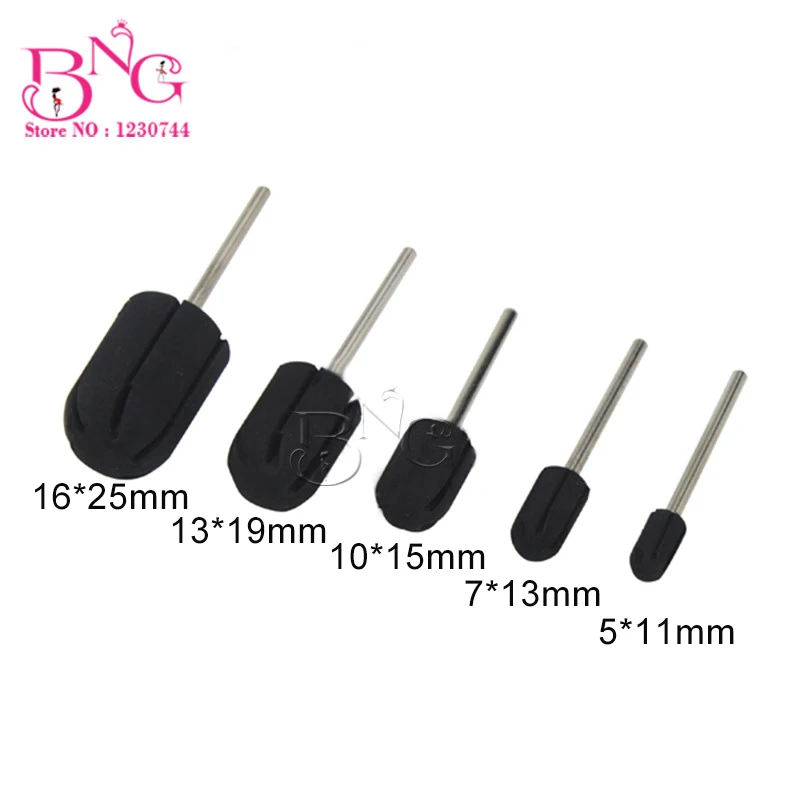 5 шт. фреза для шлифовальных лент s 5*11 7*13 10*15 13*19 16*25|rubber drill bits|sanding capelectric nail |