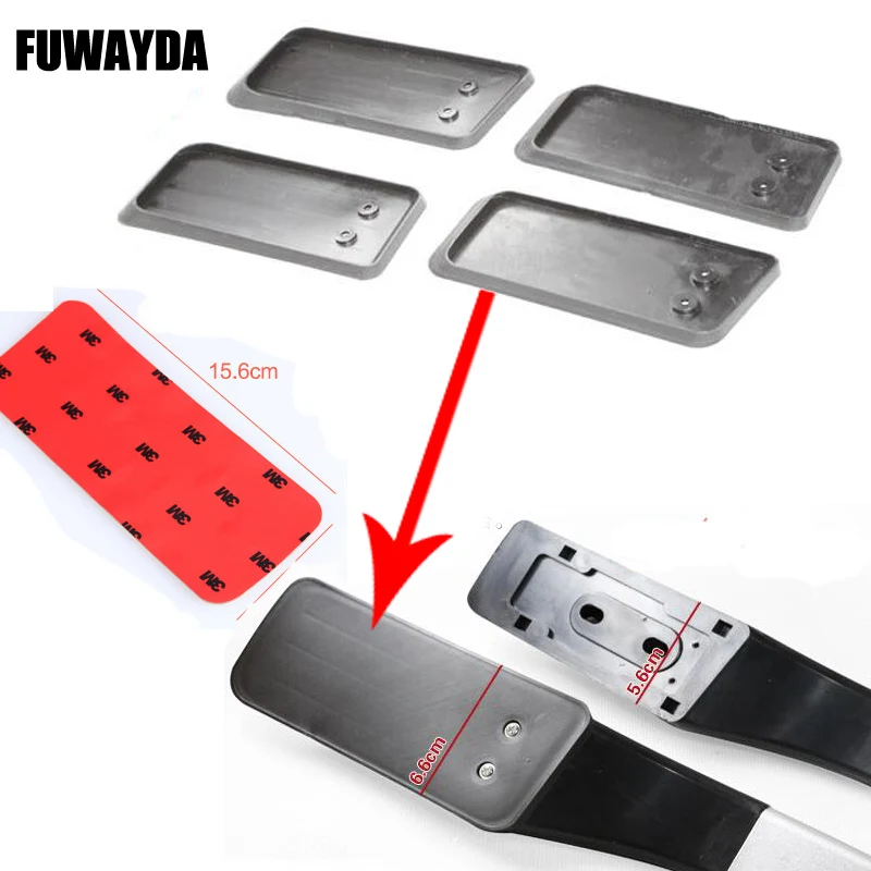 Автомобильные наклейки на крышу FUWAYDA Длина 1 3 м коробки для багажника с боковыми
