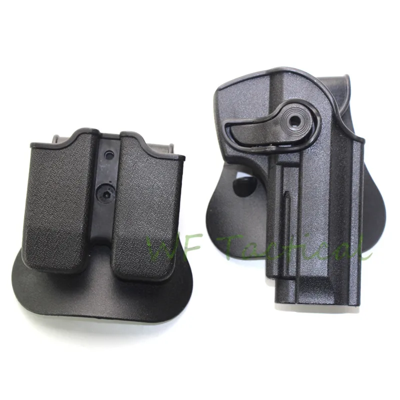

Tactical Pistol Case Gun Holster and double magazine holster Fits For Beretta M9 92 96 Holster