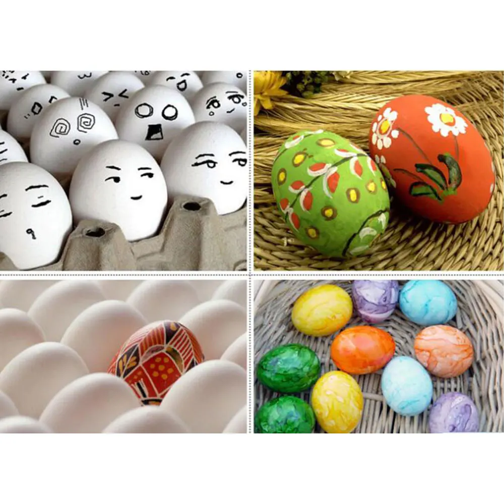 15 шт. Детские DIY картины пасхальные яйца игрушки с веревкой подарки Пластиковые