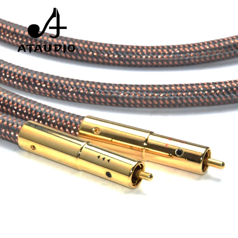 ATAUDIO Hifi RCA кабель Accuphase 40th Anniversary Edition OCC Чистый медный Соединительный аудио