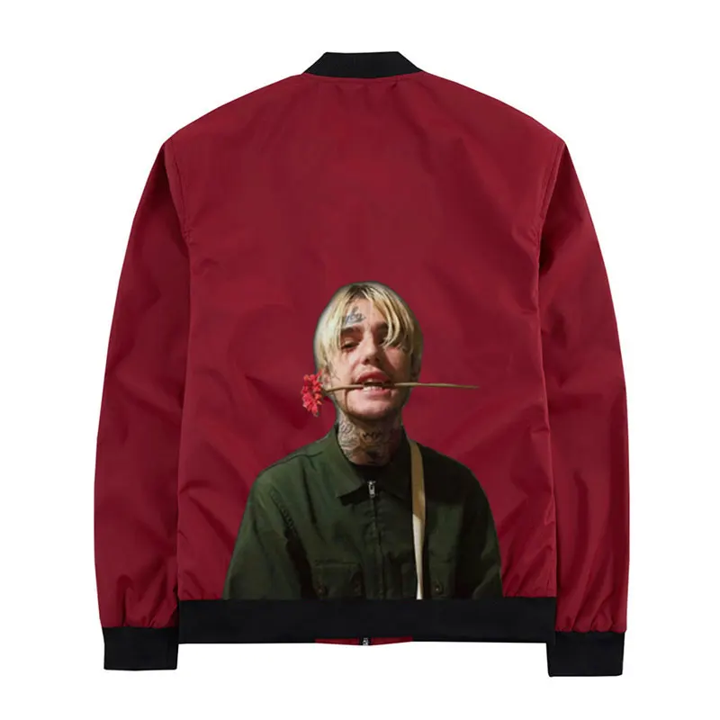 Модные мужские пальто Lil Peep мужские куртки дропшиппинг ветровка зимнее пальто и куртка уличная крутая мужская одежда наивысшего качества - Цвет: Lil Peep mens jacket