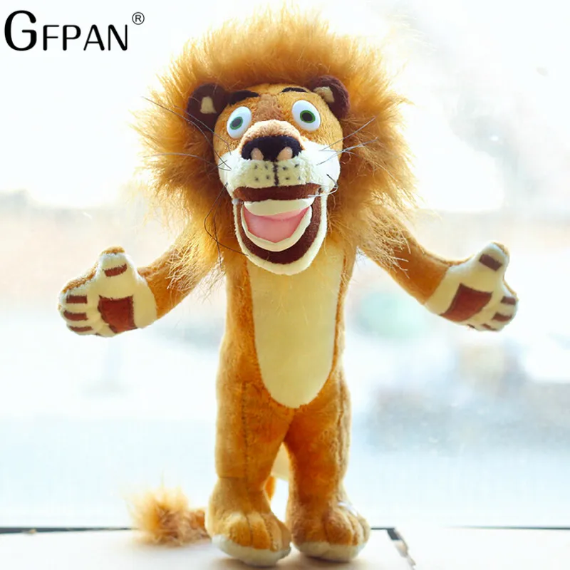 GFPAN 6 шт./компл. супер качество оптовая продажа игрушки из плюша Лев Зебра жираф
