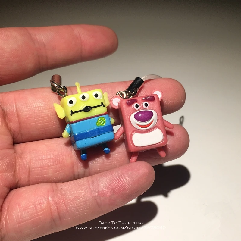 Disney Toy Story 3 Alien lotso huggin Bear Q Версия 2 5 см ПВХ фигурки Мини куклы детские игрушки