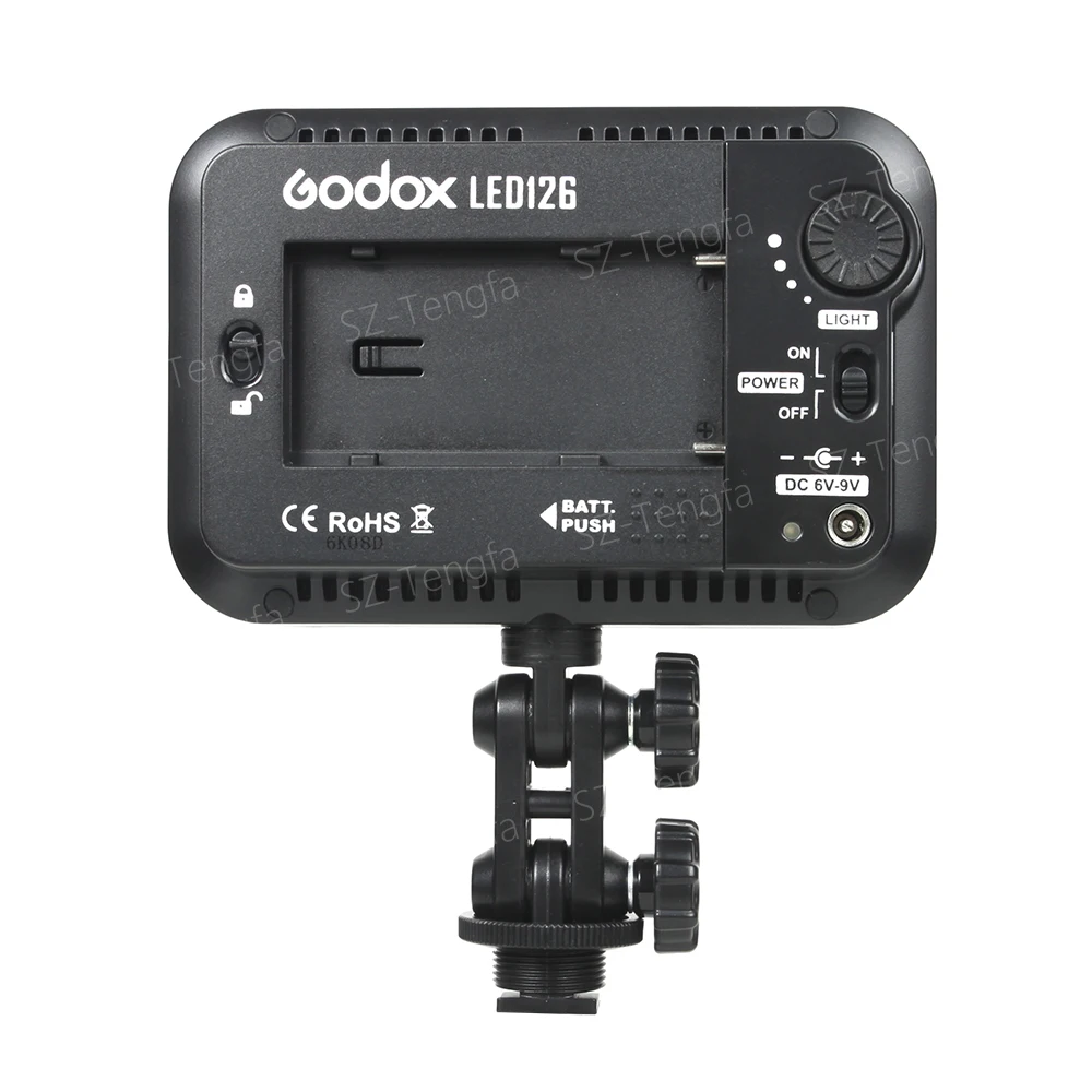 Godox led126 5500 К LED Видео свет фотографии Studio с F750 Батареи для цифровой Камера