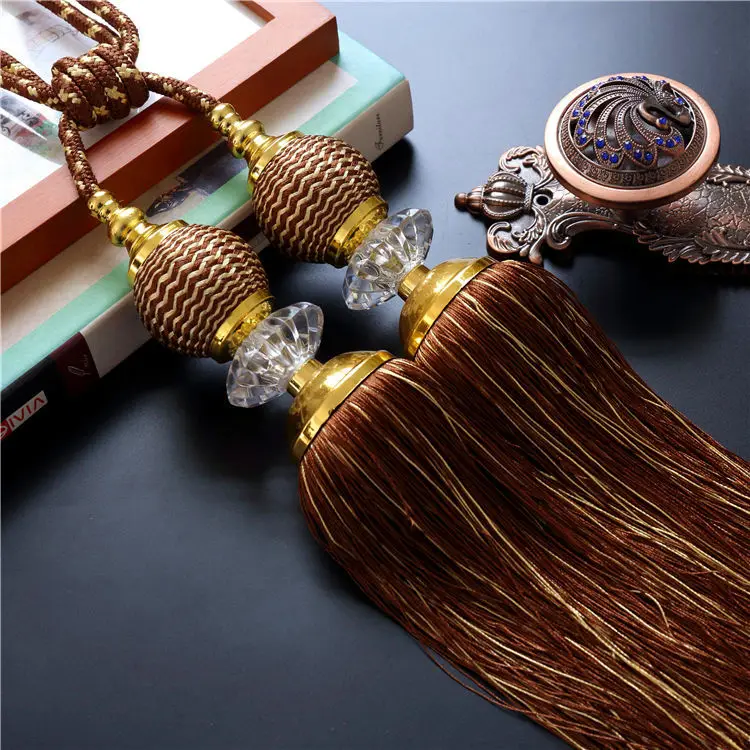 Разные цвета на выбор 82 см Декоративные занавески кисточки высокое качество Tieback