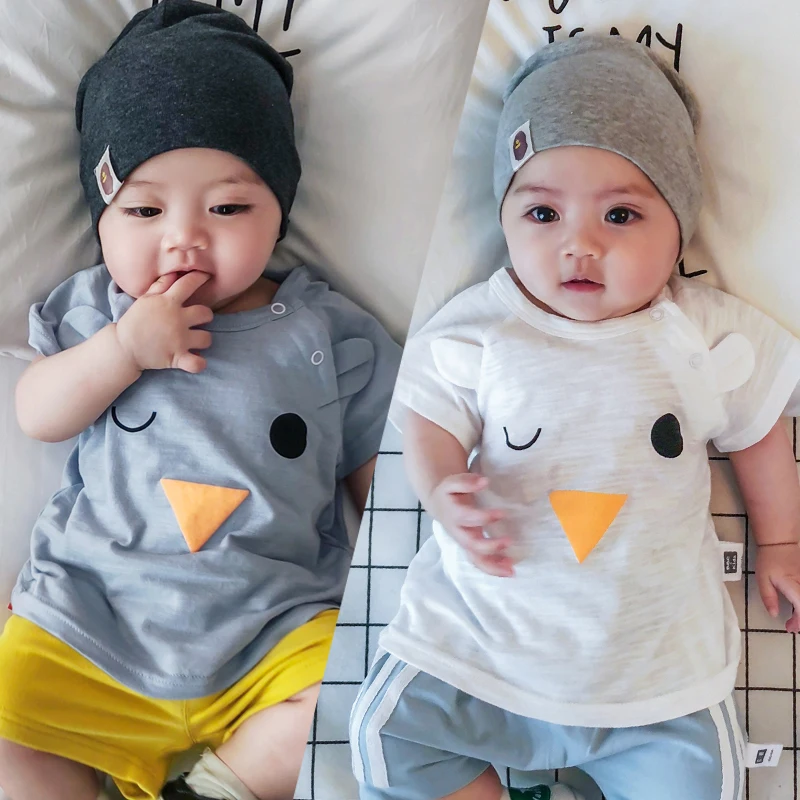 Lemonmiyu/Детские короткие футболки с героями мультфильмов модные летние топы