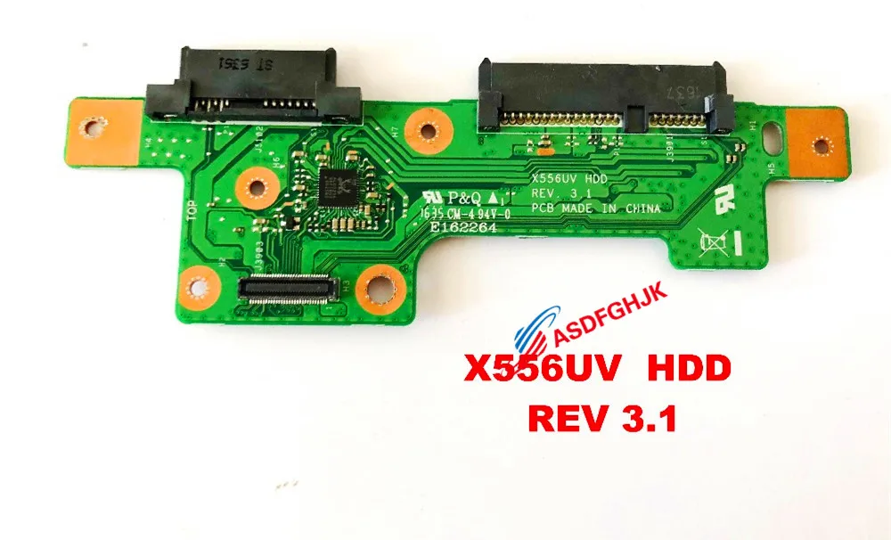 Genuíno para Asus X556u X556uv X556uj X556uv Hdd Placa X556uj Rev: 3.1 100% Tesed ok Placa-mãe para notebook