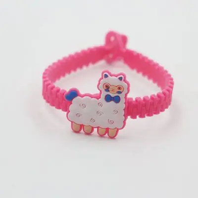 design 15 12 шт/lotCartoon animal bracelet, подарок на день рождения, подарки, разноцветный браслет с животными, подарок для гостей на день рождения - Цвет: design 15