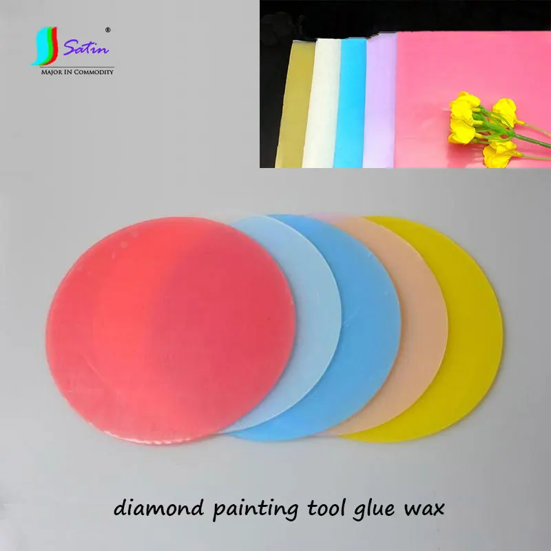 

Diy Diamond Painting Tool Accessory Colorful Round,Square Big Size Wax,Colorful Stick Diamond Material Glue Clay S0338L
