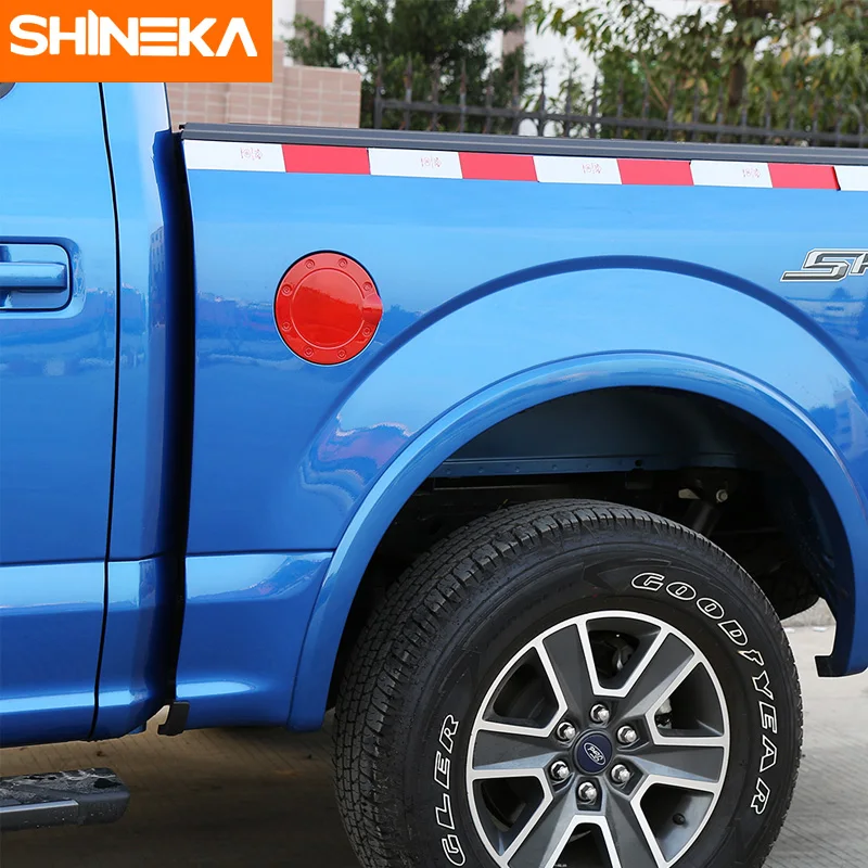 SHINEKA хром 3 цвета ABS крышка топливного бака газовой двери масляная дверь наклейка