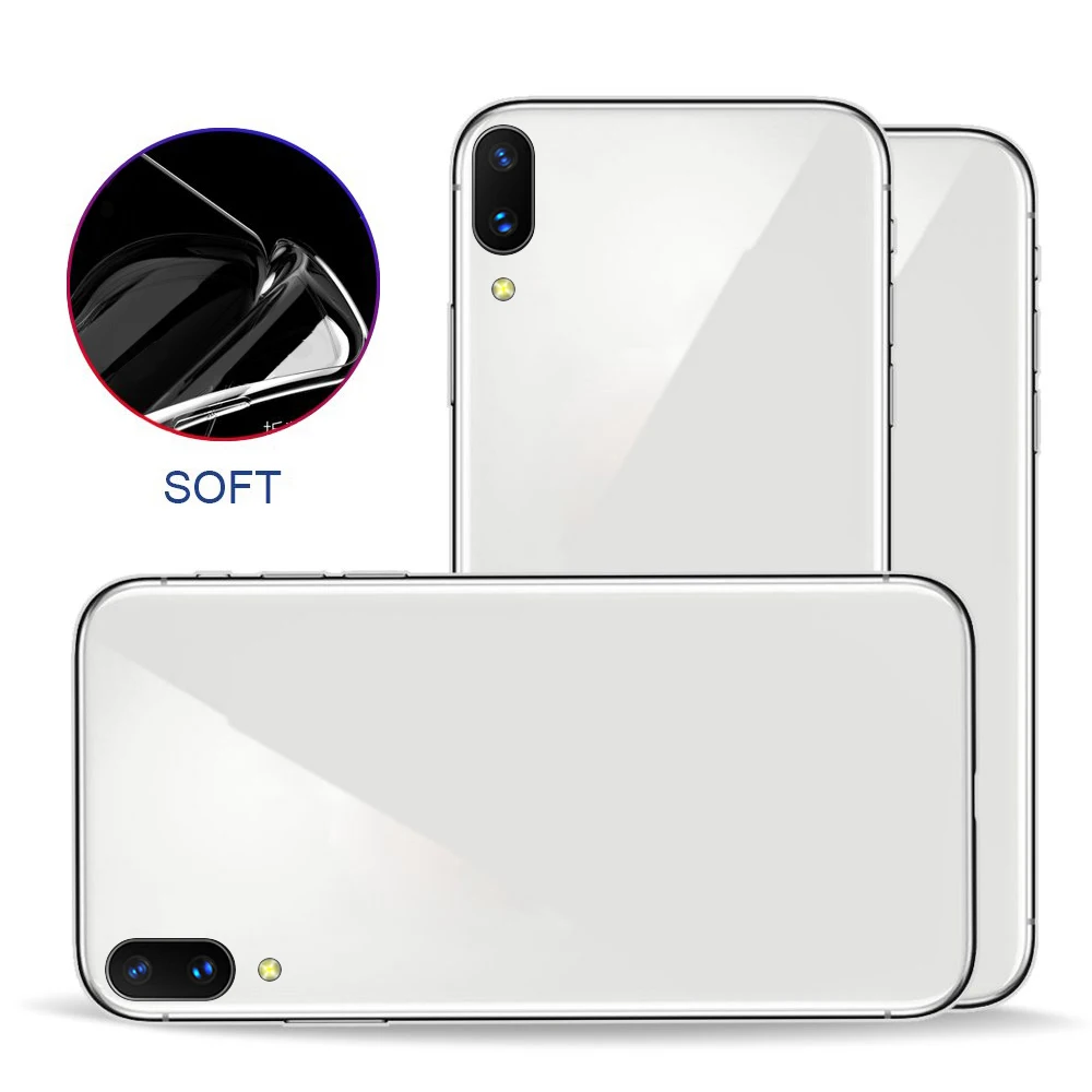 Подходит для Vivo X23 Радужный Силиконовый мягкий прозрачный чехол с защитой от