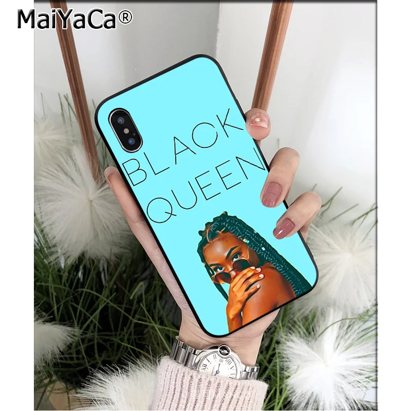 MaiYaCa Африканский афро Черный Девушка меланин поппин ТПУ мягкий чехол для