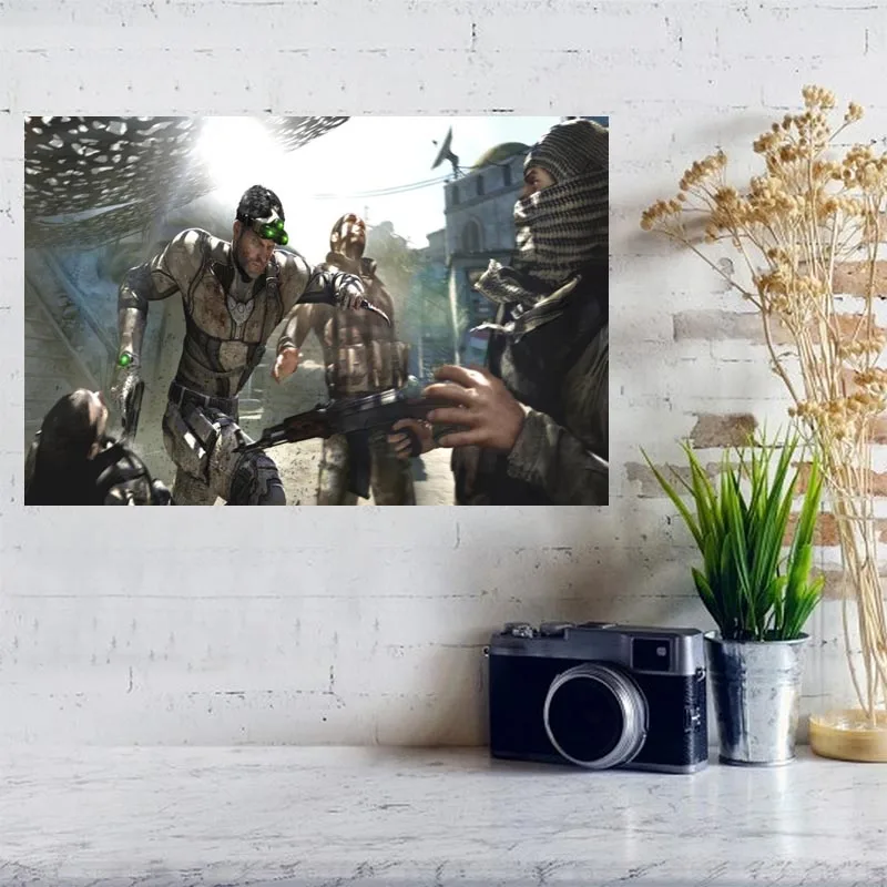 Изготовленный На Заказ Тома Клэнси Splinter Cell Blacklist шелк светильник Холст дома номер