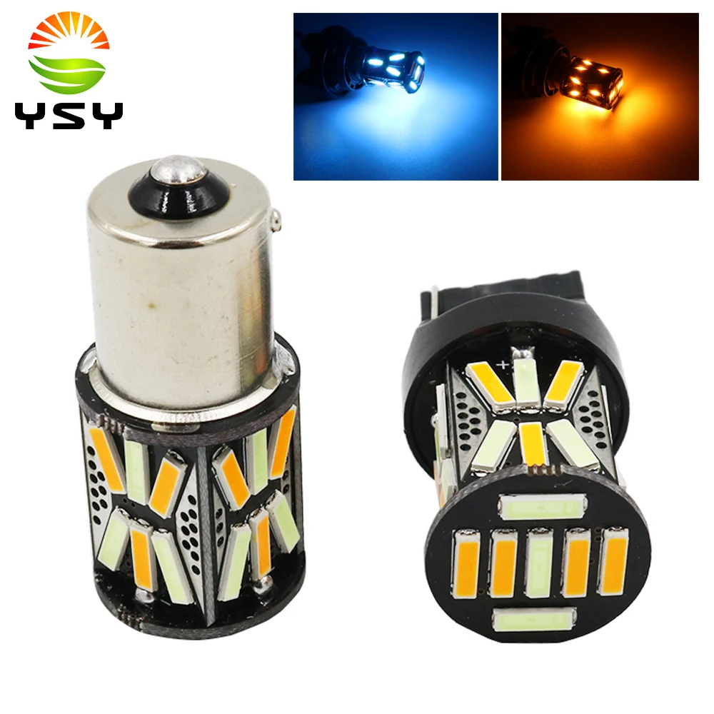 YSY 2 шт. Новинка BAU15S 1156 7440 31 SMD 7020 светодиодные автомобильные фонари стоп сигналы