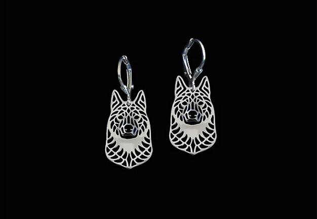 

Drop Shipping-Norwegian Elkhound Earrings