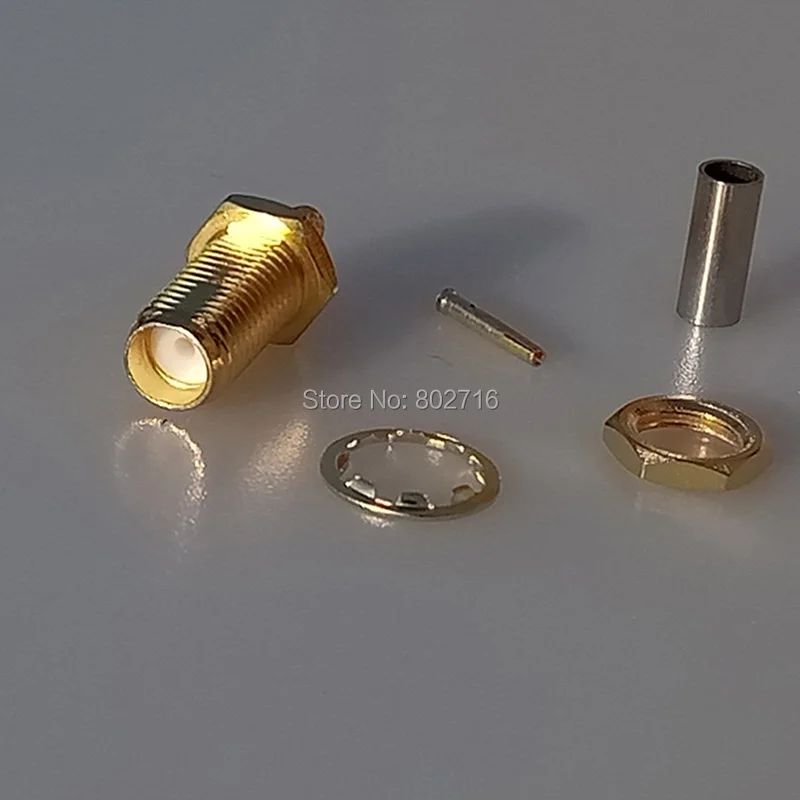 Коаксиальный кабель со штекером F и гнездом SMA RG316 15 см/50 см/100 см | Обустройство