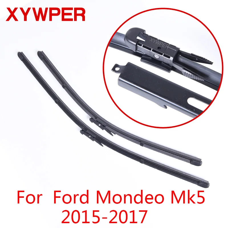 XYWPER щетки стеклоочистителя для Ford Mondeo MK5 2015 2016 2017 автомобильные аксессуары мягкие