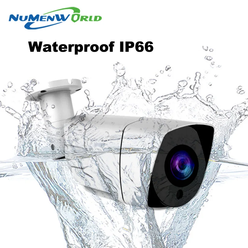 Numenworld H.265 4X Auto Zoom 2.8mm-12mm Motorized Lens IP Camera 5MP IR Bullet Outdoor Security 42PCS LED Xmeye | Безопасность и