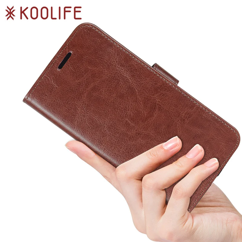 Koolife Роскошный кожаный PU для huawei P8 Lite P8lite чехол силиконовый флип телефон случаях p8