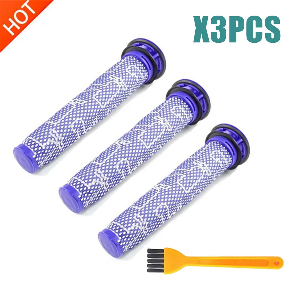 3 шт. передние противоаллергенные HEPA-фильтры для Dyson DC58 DC59 DC61 DC62 DC74 V6 V7 V8 запасные