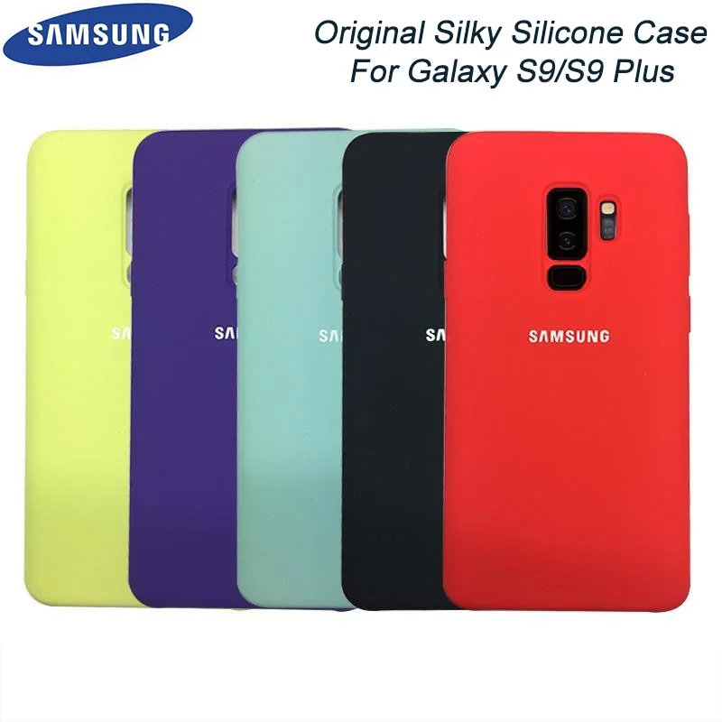 Жидкий силиконовый чехол для samsung galaxy S9/S9 Plus, шелковистый мягкий на ощупь защитный чехол на заднюю панель для galaxy s9 plus, упаковка
