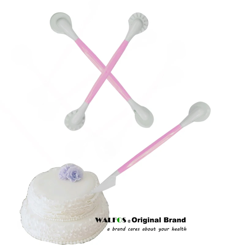WALFOS 3 шт./компл. Fondant (сахарная) ручки для украшения торта цветок Моделирование