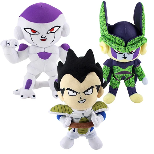 24/25 см 3 стиля Dragon Ball Z Рисунок Плюшевые игрушки Вегета мужские шорты для купания, клетка, Фриза фигурки Мягкие плюшевые куклы - Цвет: all style