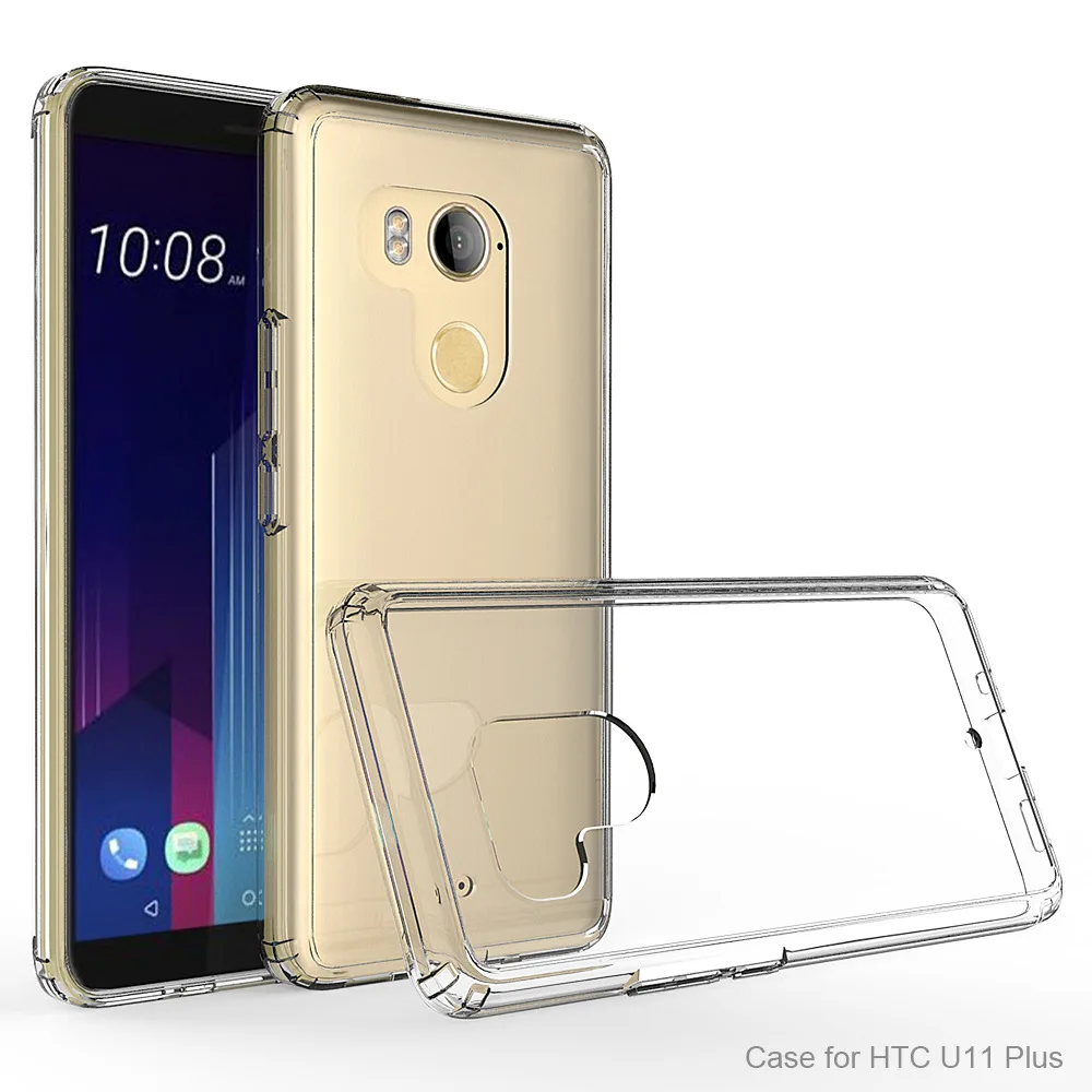 Гибридный жесткий прозрачный чехол для HTC U11 жизнь просвечивающийся