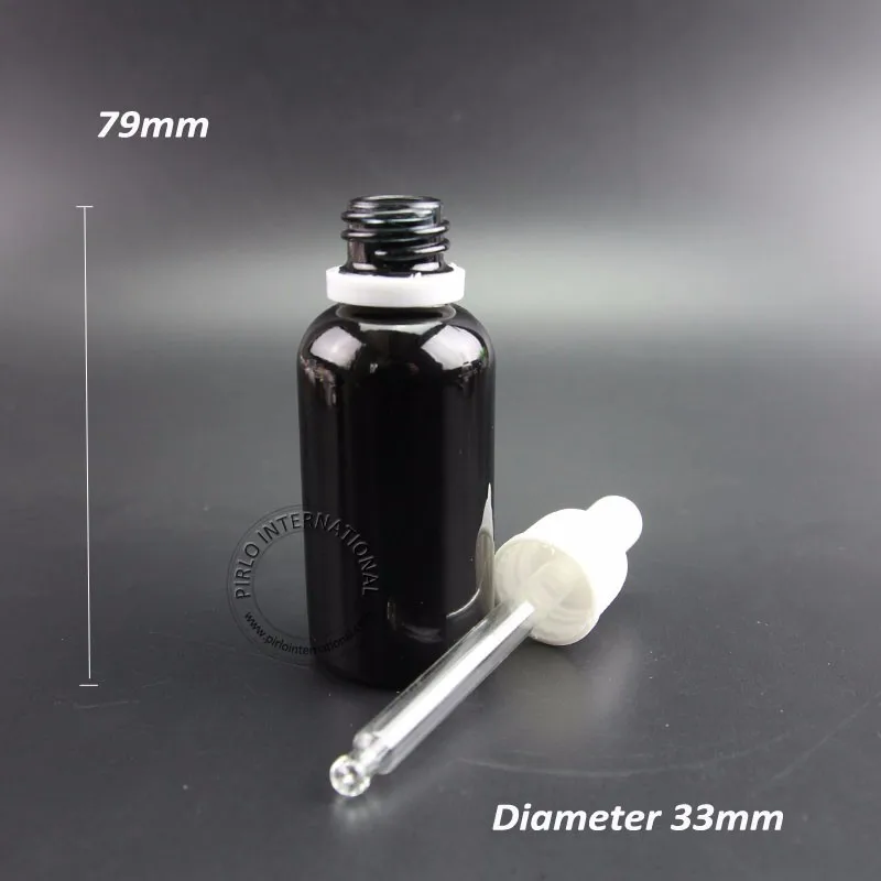 20pcs/Lot Promotion 30ml Essential Oil Glass Bottle Empty Women Cosmetic Jar Reagent Liquid Pipette Container Refillable Case | Красота и