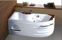 2016 hot sales bathroom acrylic bathtub massage bathtub with handshower and faucet