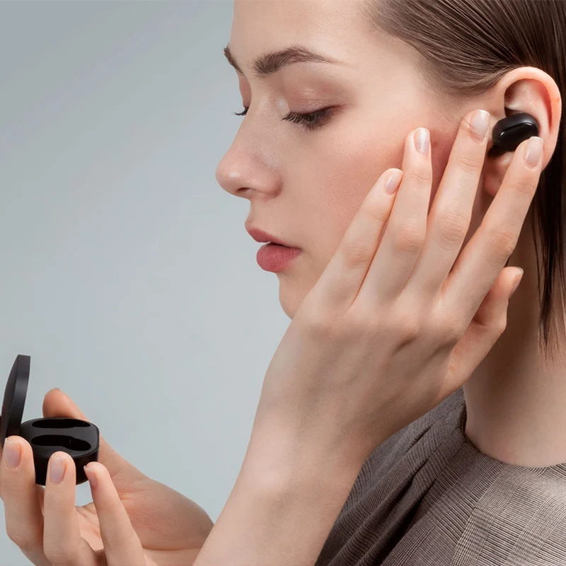 Оригинальные Xiaomi Redmi Airdots Bluetooth 5 0 наушники настоящие стерео беспроводные с умным