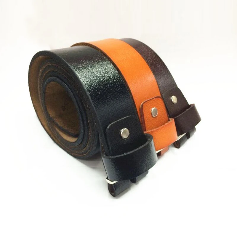 Ремень мужской из натуральной кожи без пряжки 31 42 дюйма|belt genuine leather|belt brandbelt designer |