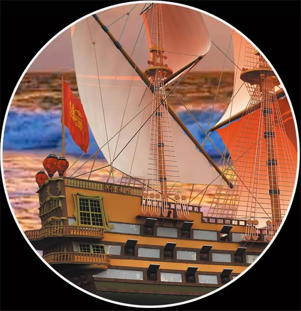 Настенные 3D-обои на заказ для гостиной с рисунком морских Парусников кленовых