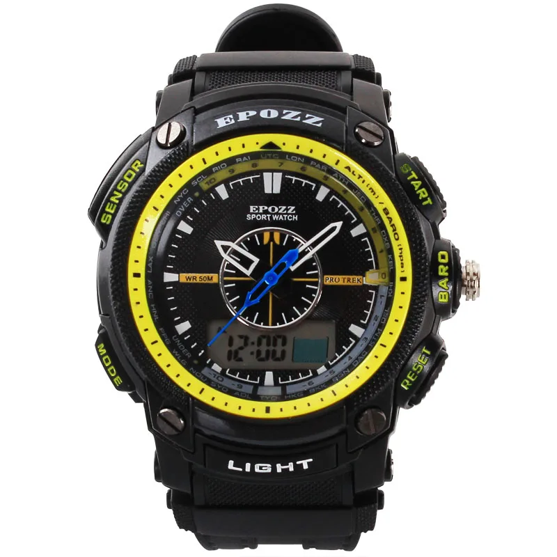 Новые армейские часы мужские спортивные бренд Epozz военные водонепроницаемые
